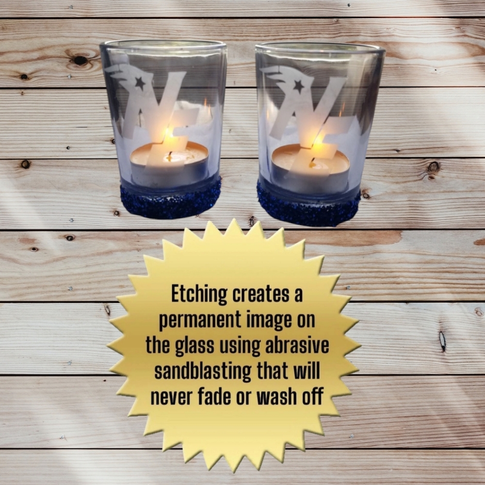 New England Patriots Candle Holders Set